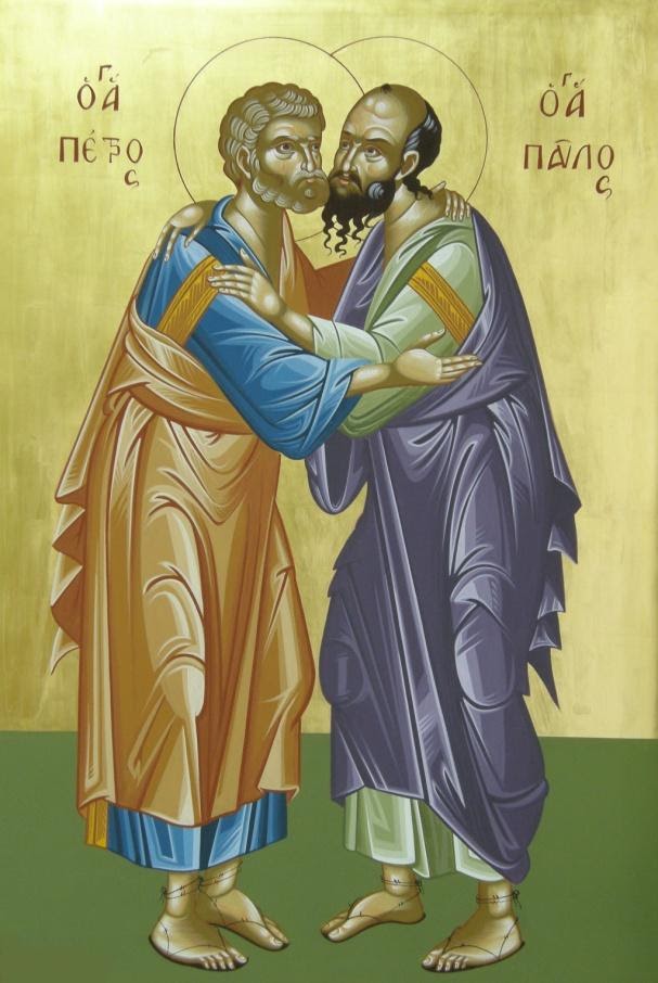 Οι Πρωτοκορυφαίοι Απόστολοι Πέτρος και Παύλος
