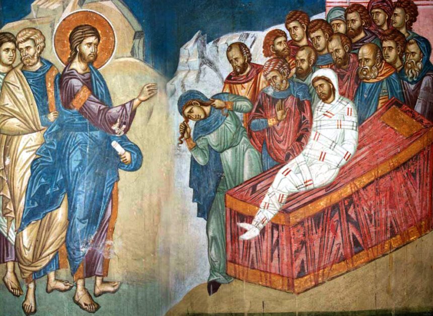 Κυριακή Γ’ Λουκά, η Ανάσταση του υιού της  χήρας στη Ναΐν.