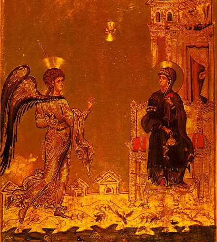 Στον Ευαγγελισμό τής Θεοτόκου Μαρίας (Αγ. Ιωάννης Χρυσόστομος) Στον Ευαγγελισμό τής Θεοτόκου Μαρίας (Αγ. Ιωάννης Χρυσόστομος)