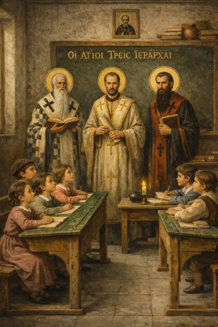 Η Εορτή των Τριών Ιεραρχών στο Ναό μας Η Εορτή των Τριών Ιεραρχών στο Ναό μας